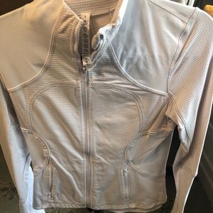 Lululemon white zip up jacket